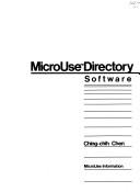 Cover of: MicroUse directory, software