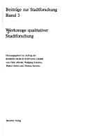 Cover of: Werkzeuge qualitativer Stadtforschung