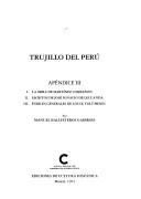 Trujillo del Perú a fines del siglo XVIII by Baltasar Jaime Martínez Compañón y Bujanda