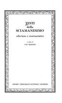 Cover of: Testi dello sciamanesimo siberiano e centroasiatico by a cura di Ugo Marazzi.