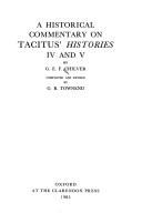 Cover of: A historical commentary on Tacitus' Histories IV and V