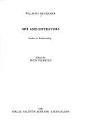 Art and literature. Studies In Relationship by Heckscher, William S.