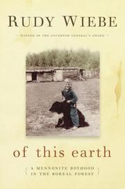 Cover of: Of This Earth: A Mennonite Boyhood in the Boreal Forest 