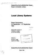 Local library systems by Frederick G. Kilgour, J. W. Weiss