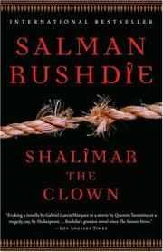 Cover of: Shalimar the Clown by Salman Rushdie