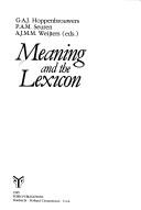 Cover of: Meaning and the lexicon