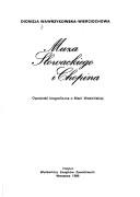 Cover of: Muza Słowackiego i Chopina: opowieść biograficzna o Marii Wodzińskiej