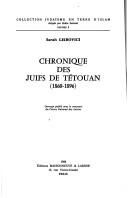 Chronique des juifs de Tétouan by Sarah Leibovici