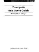 Cover of: Descripción de la Nueva Galicia by Domingo Lázaro de Arregui