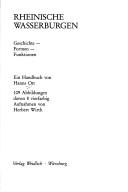 Cover of: Rheinische Wasserburgen: Geschichte, Formen, Funktionen : ein Handbuch