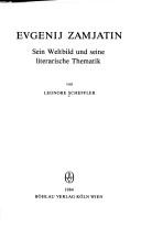 Cover of: Evgenij Zamjatin: sein Weltbild und seine literarische Thematik