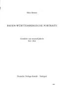 Cover of: Baden-Württembergische Portraits