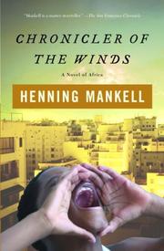 Cover of: Chronicler of the Winds | Henning Mankell