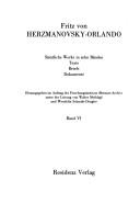 Cover of: Sämtliche Werke in zehn Bänden by Fritz von Herzmanovsky-Orlando