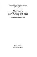 Cover of: Mensch, der Krieg ist aus: Zeitzeugen erinnern sich