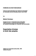 Cover of: Exportation d'armes et droit des peuples