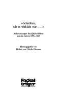 Schreiben, wie es wirklich war-- by Karl Dürkefälden