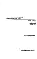 Cover of: The Dynamics of government programs for urban indians in the Prairie Provinces by David L. Anderson ... [et al.] ; edited by Raymond Breton and Gail Grant.