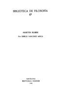 Cover of: Martin Buber, fundamento existencial de la intercomunicación