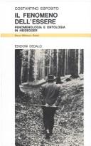 Cover of: Il fenomeno dell'essere: fenomenologia e ontologia in Heidegger