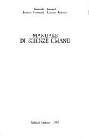 Cover of: Manuale di scienze umane