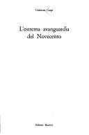 Cover of: L' estrema avanguardia del Novecento