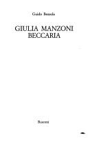 Giulia Manzoni Beccaria by Guido Bezzola