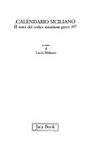 Cover of: Calendario siciliano: il testo del Codice messinese greco 107