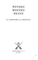 Cover of: Povero nostro Franz