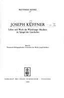 Cover of: Joseph Küffner by Matthias Henke