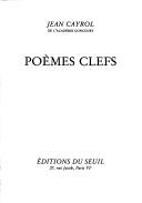 Cover of: Poèmes clefs