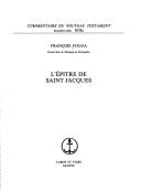 Cover of: L' Epître de saint Jacques