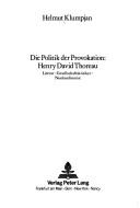 Cover of: Die Politik der Provokation by Helmut Klumpjan