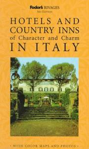 Cover of: Hotels and country inns of character and charm in Italy