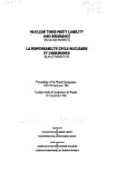 Cover of: Nuclear 3rd Party Liability and Insurance