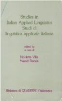 Cover of: Studies in Italian applied linguistics