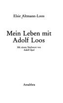 Cover of: Mein Leben mit Adolf Loos