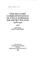 Cover of: The military correspondence of Field Marshal Sir Henry Wilson, 1918-1922