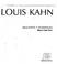 Cover of: Louis Kahn, arquetipos y modernidad