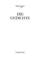 Cover of: Die Gedichte by Rudolf Henz