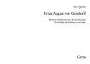Cover of: Ernst August von Gersdorff: Weimars Reformminister der Goethe-Zeit : ein Schüler des Freiherrn vom Stein
