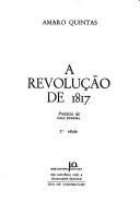 Cover of: A Revolução de 1817