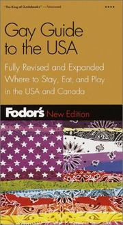 Cover of: Fodor's Gay Guide to the USA: Plus Toronto and Montreal (Fodor's Gold Guides)