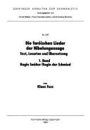 Die faröischen Lieder der Nibelungensage