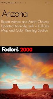 Cover of: Fodor's Arizona 2000 by Fodor's