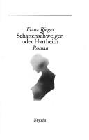 Cover of: Schattenschweigen oder Hartheim: Roman