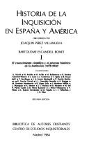Cover of: Historia de la Inquisición en España y América by obra dirigida por Joaquín Pérez Villanueva y Bartolomé Escandell Bonet ; colaboradores, A. Alcalá ... [et al.].
