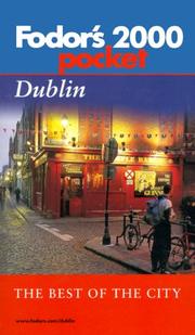 Cover of: Fodor's Pocket Dublin 2000 : The Best of the City