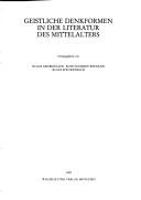 Cover of: Geistliche Denkformen in der Literatur des Mittelalters