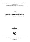 Cover of: "Halb-Asien": German nationalism and the Eastern European works of Emil Franzos